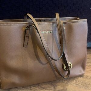 Michael Kors Tan Leather Tote